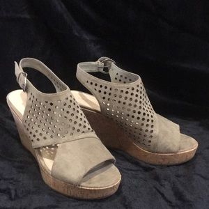 Nine West Suede Wedges, Size 8